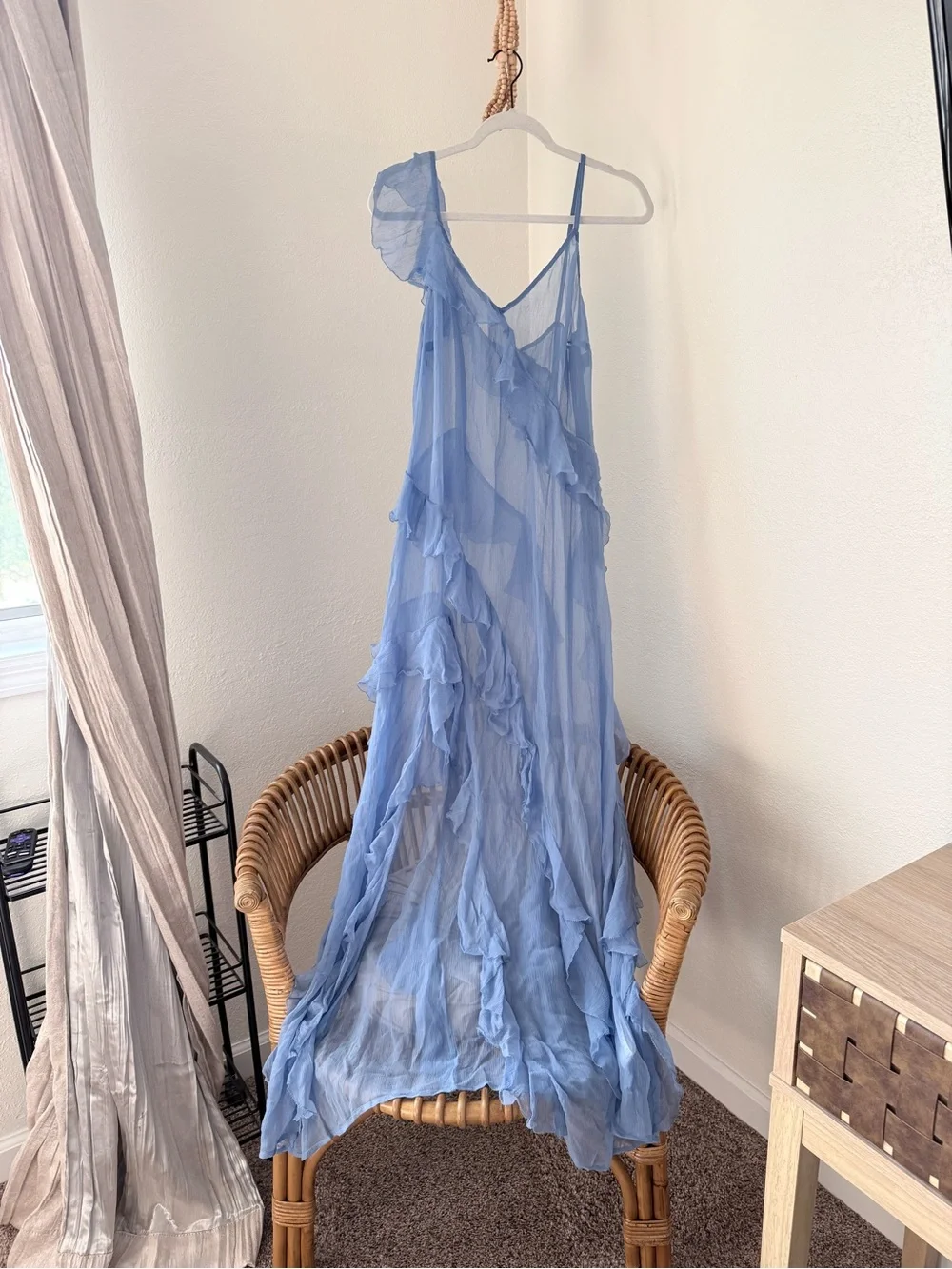 Free People Alicia Frill Maxi Top
